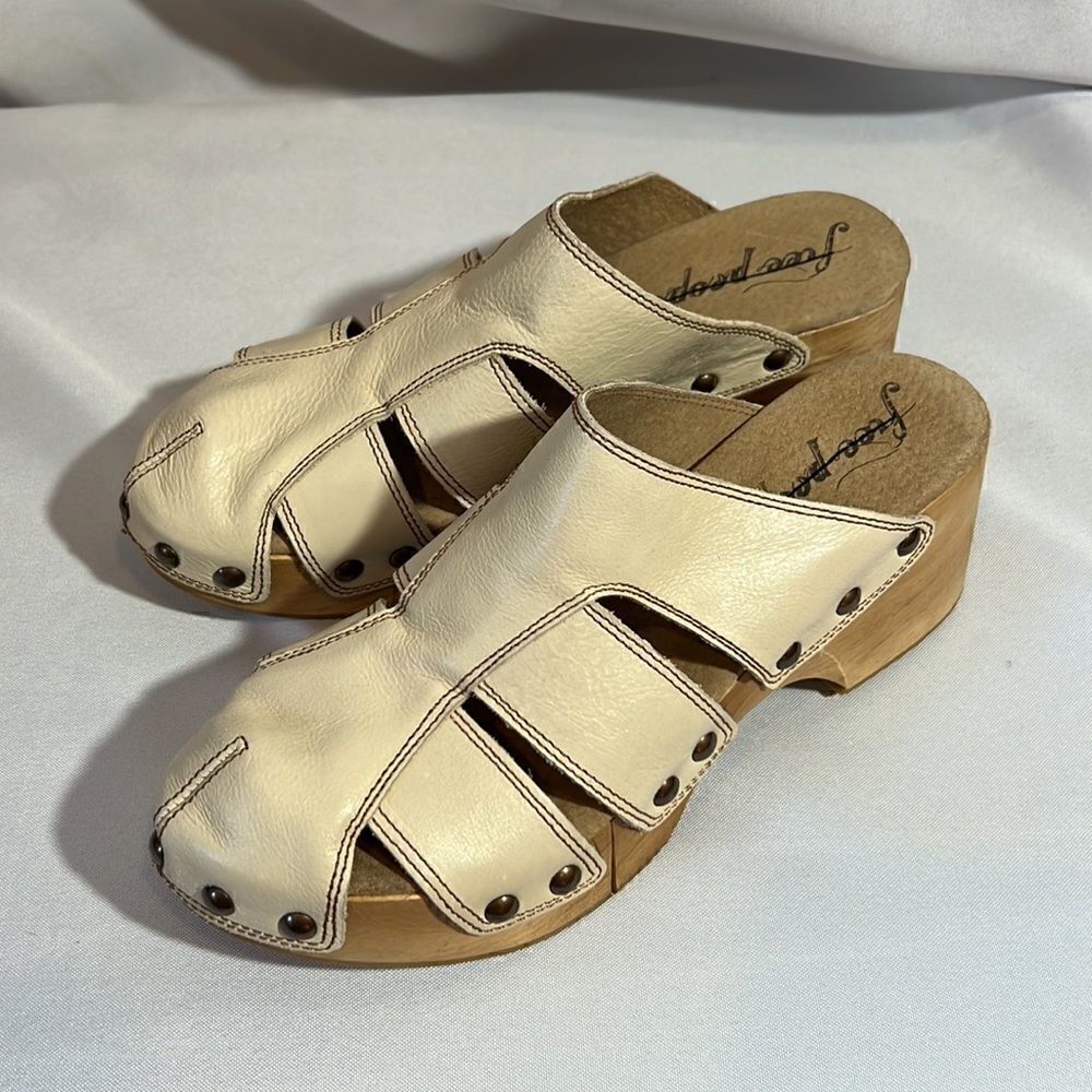 FREE PEOPLE LINRA CLOGS NEW SIZE 40 - Picture 2 of 6
